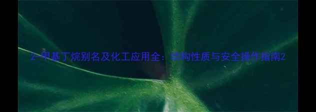 图片 2-甲基丁烷别名及化工应用全：结构性质与安全操作指南2.jpg