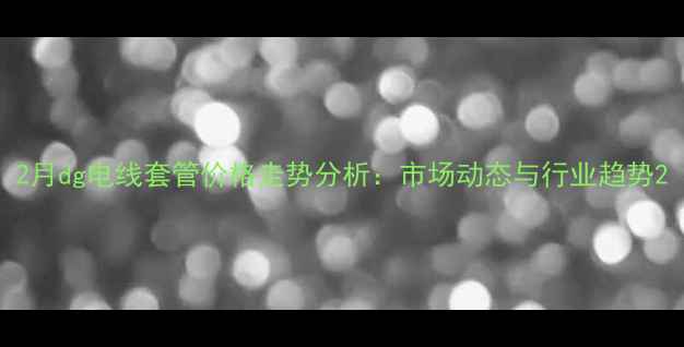 图片 2月dg电线套管价格走势分析：市场动态与行业趋势2.jpg