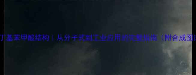 图片 ✨邻叔丁基苯甲酸结构｜从分子式到工业应用的完整指南（附合成图谱）🔬2.jpg