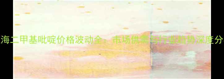 图片 上海二甲基吡啶价格波动全：市场供需与行业趋势深度分析.jpg