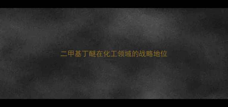 图片 二甲基丁醚在化工领域的战略地位.jpg