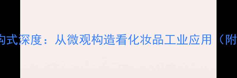 图片 二硅酸分子结构式深度：从微观构造看化妆品工业应用（附手绘结构图）1.jpg