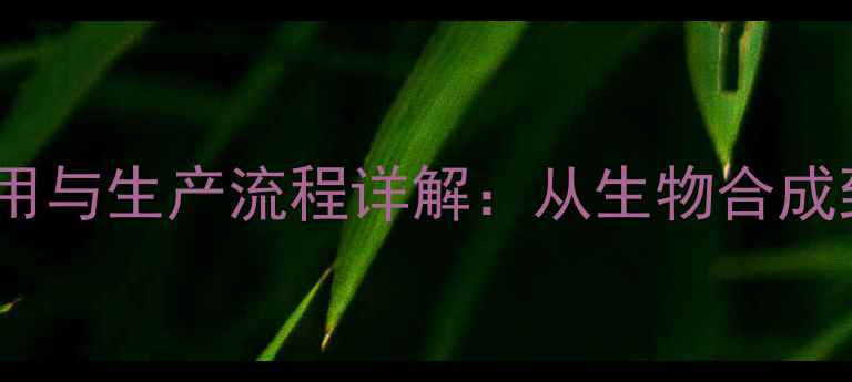 图片 亮氨酸的化工应用与生产流程详解：从生物合成到工业生产的全1.jpg