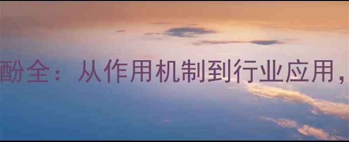 图片 化工新宠｜二甲基六叔丁基苯酚全：从作用机制到行业应用，一文说清这个化工明星材料1.jpg
