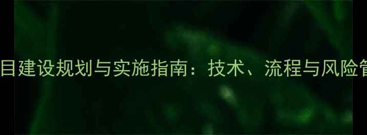 图片 化工项目建设规划与实施指南：技术、流程与风险管控全1.jpg