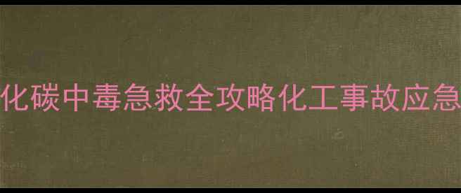 图片 密闭空间一氧化碳中毒急救全攻略化工事故应急处理必学指南.jpg