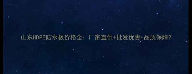 图片 山东HDPE防水板价格全：厂家直供+批发优惠+品质保障2.jpg