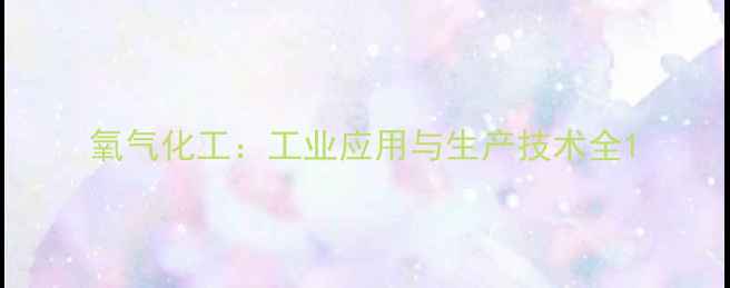 图片 氧气化工：工业应用与生产技术全1.jpg