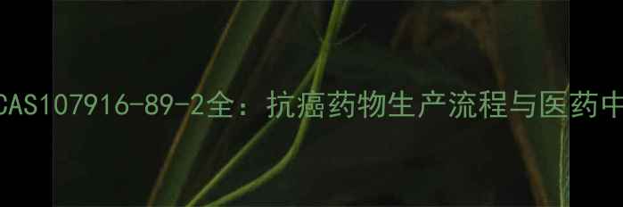 图片 盐酸吉西他滨CAS107916-89-2全：抗癌药物生产流程与医药中间体应用指南.jpg