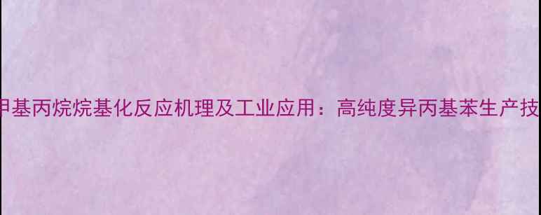 图片 苯与甲基丙烷烷基化反应机理及工业应用：高纯度异丙基苯生产技术全2.jpg