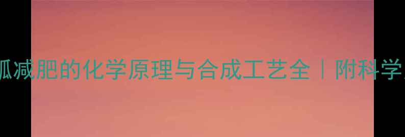 图片 🔥二甲双胍减肥的化学原理与合成工艺全｜附科学用药指南2.jpg