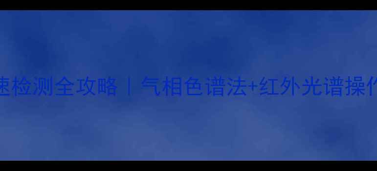 图片 🔬二甲基二硫醚快速检测全攻略｜气相色谱法+红外光谱操作指南+行业应用💡2.jpg